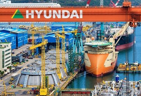 HD Hyundai to Build US Shipyard With Kiewit, Add 3,000 Jobs